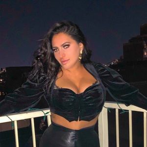 Velvet Corset Top size Small